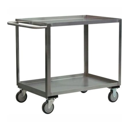 Jamco Jamco Steel Cart w/2 Shelves & 5" Casters, 1200 lb. Capacity, 54"L x 31"W x 35"H XB348S500QQ